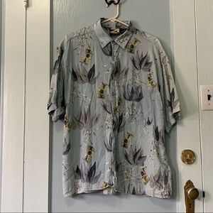 Aloha Button Down Shirt With Japanese Design